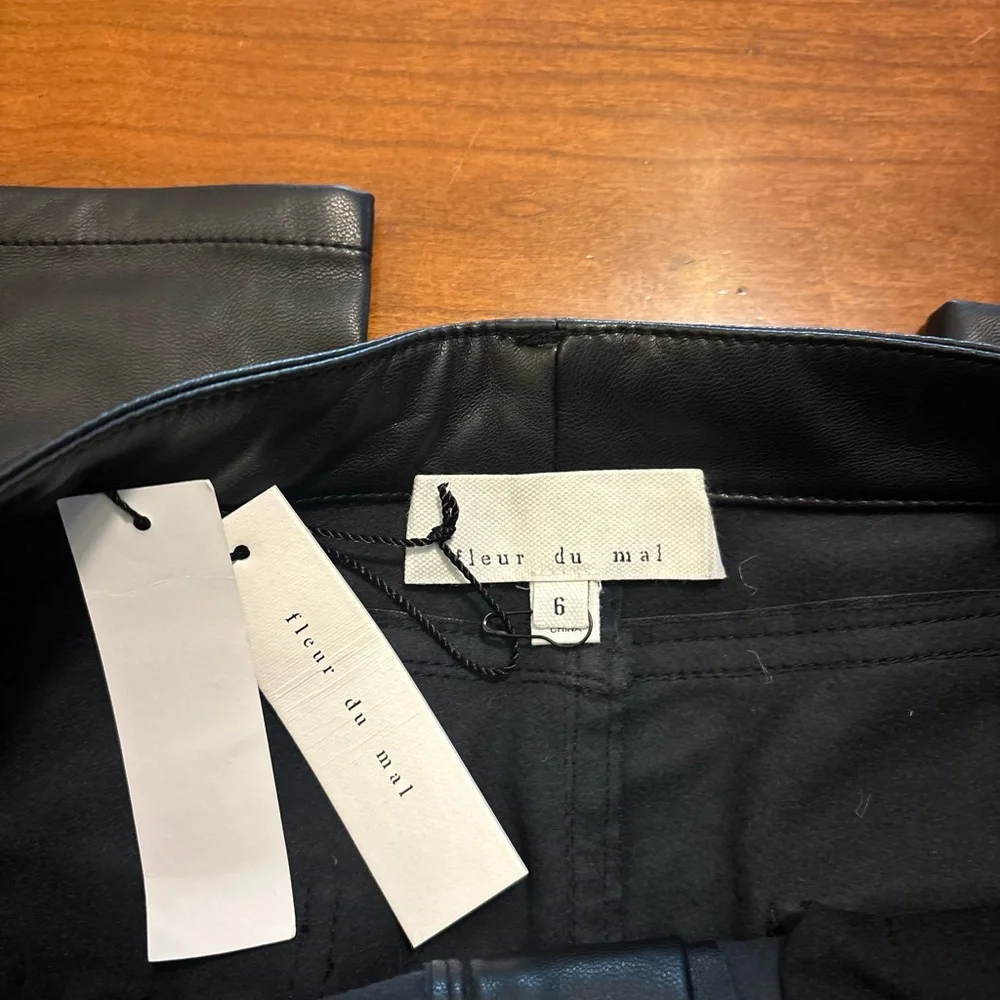 NWT Fleur Du Mal leather pants - Picture 3 of 5